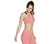 GO FLEX ZIP FRONT BRA, CCORAL