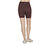 GOSCULPT 6" BIKE SHORT, BURGUNDY/BROWN