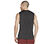 ON THE ROAD MUSCLE TANK, BLACK/CHARCOAL