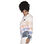 BOBS CRESCENT TIE DYE HOODIE, PINK