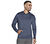 ON THE ROAD HOODED LS, BLUE/GREY