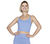 GOSTRETCH RACERBACK BRA, PERIWINKLE