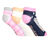 3PK GIRLS NON TERRY FEATHER LOW CUT, MMULTI