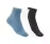3 Pack of Mens Non Terry Ankle, WHITE/BLACK/BLUE