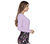 GODRI SERENE WRAP TOP, PURPLE/PERIWINKLE
