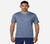 SKECH-AIR TEE, BLUE/WHITE