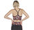 DVF: GO SCULPT Racerback Longline Bra, BLACK/HOT PINK