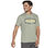 LATITUDE TEE, LIGHT GREY/GREEN