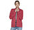 THE GOWALK HOODLESS HOODIE, RED/PINK