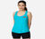 ELITE RACER TANK, LIGHT BLUE/TURQUOISE
