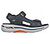 GO WALK ARCH FIT SANDAL-MISSI, CHARCOAL/ORANGE