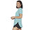 GODRI SWIFT TUNIC TEE, TURQUOISE