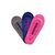 3PK WOMENS NON TERRY LINER, PINK/GREY
