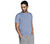 SKECH-AIR TEE, BLUE/WHITE