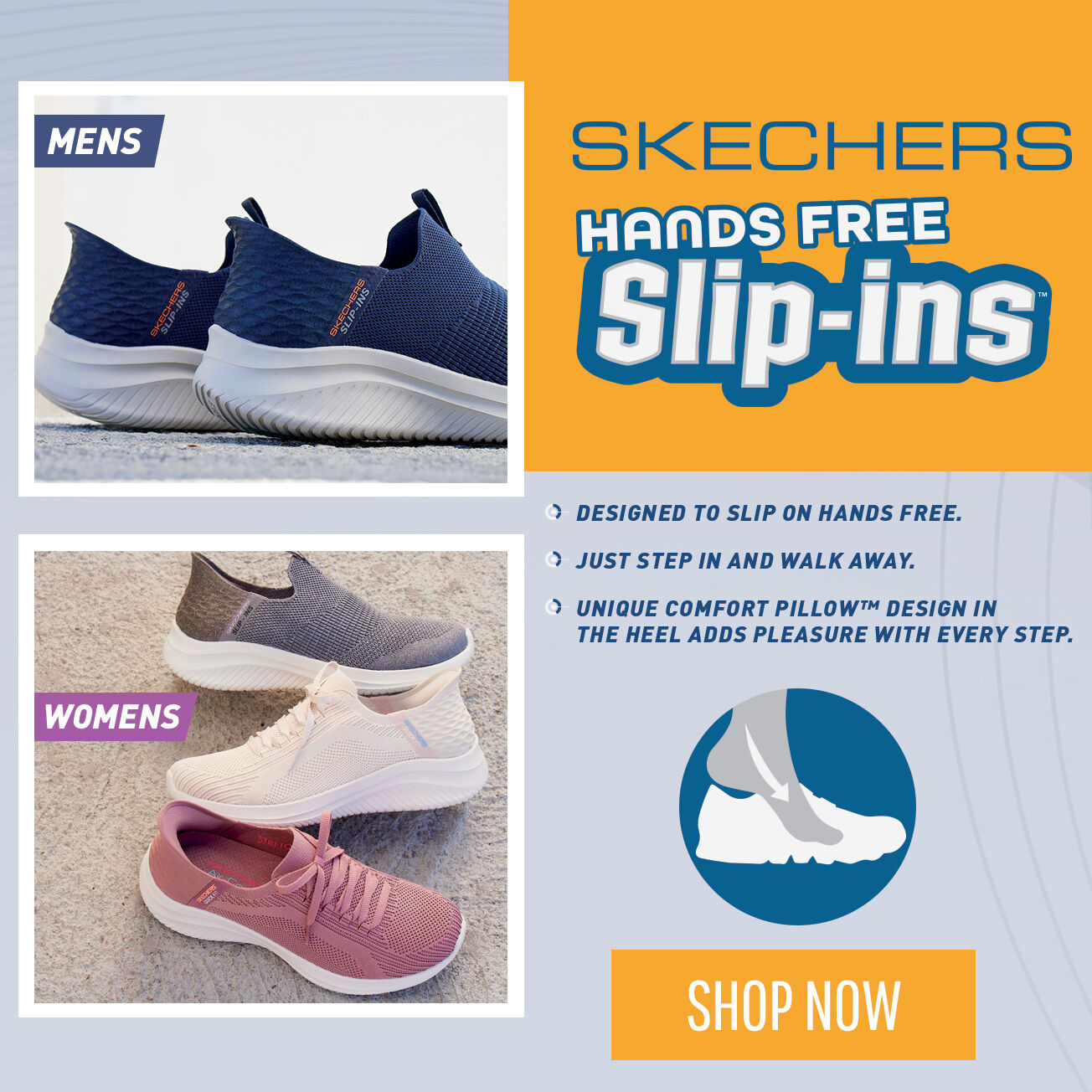 Grey Skechers Shoe