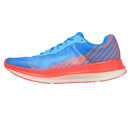 GO RUN RAZOR EXCESS, BLUE/CORAL Footwear Left View