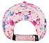 Seascape Floral Hat, PURPLE/TURQUOISE Accessories Top View