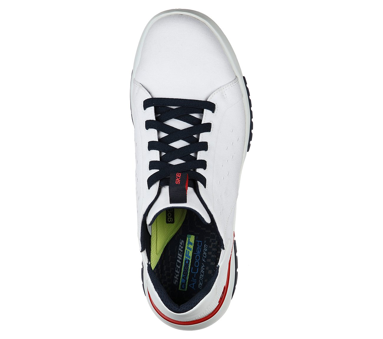 BELLINGER 2.0 - HANWELL, WHITE/NAVY Footwear Top View