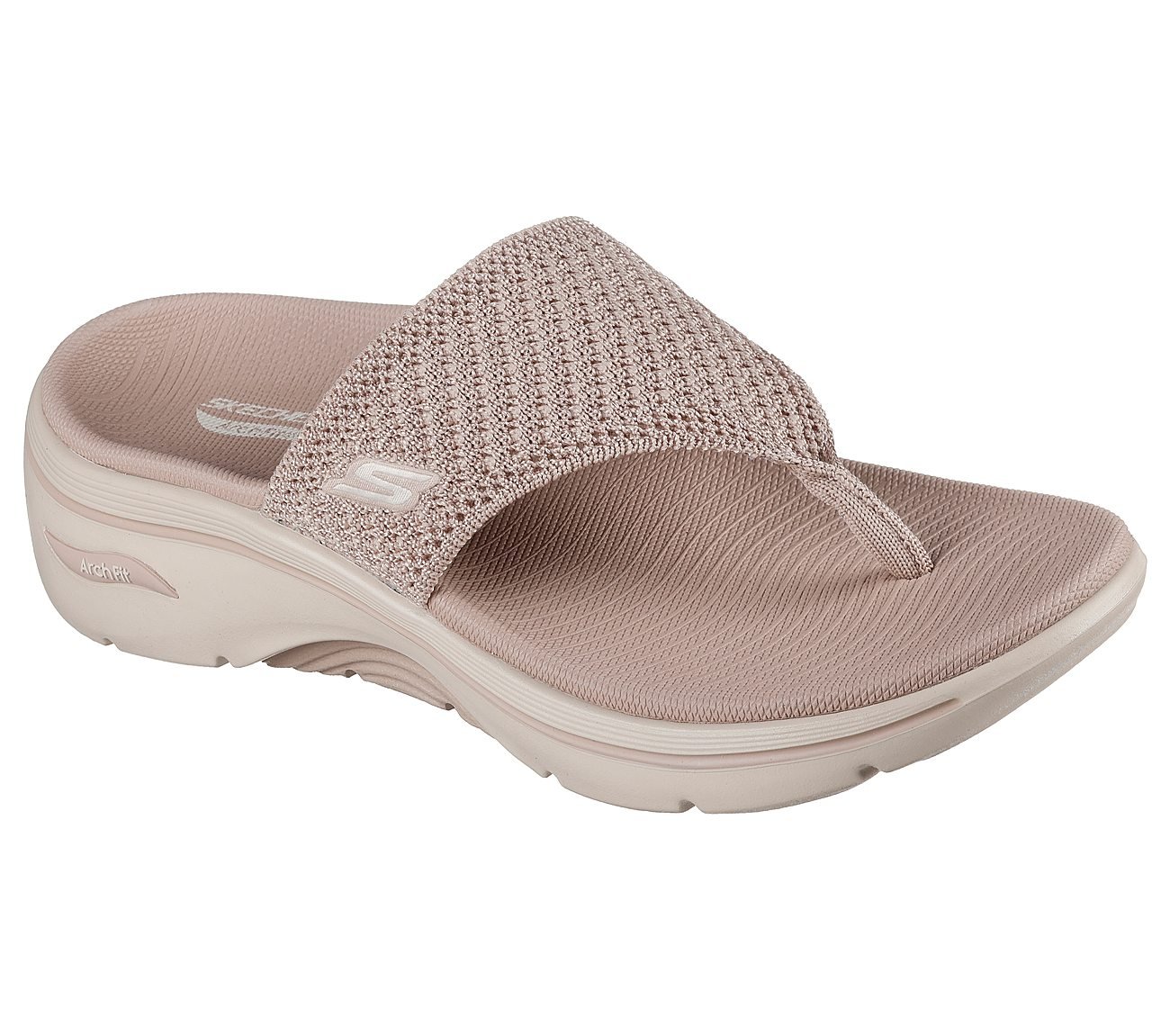 GO WALK ARCH FIT 2, TAUPE Footwear Right View