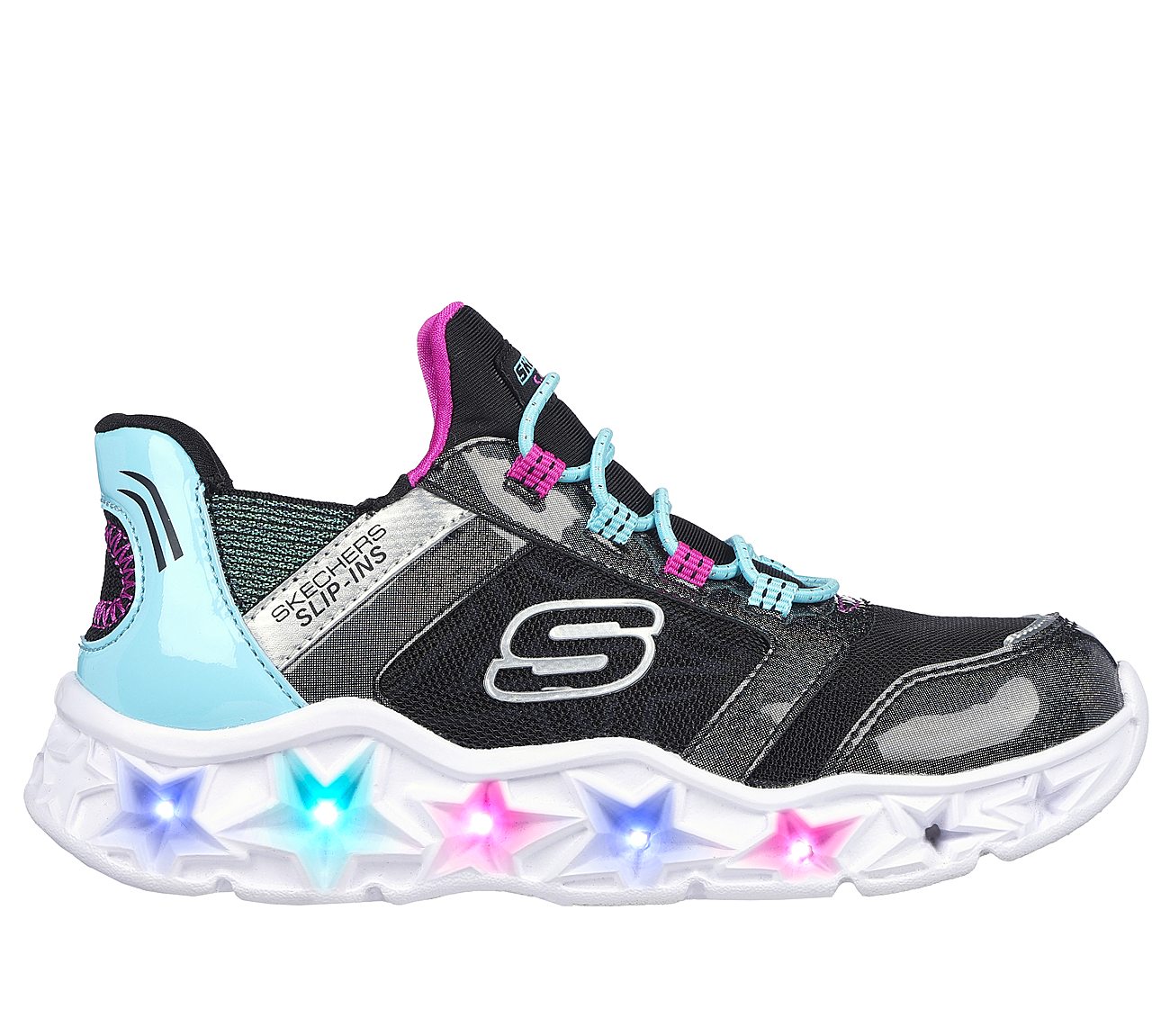 GALAXY LIGHTS - BRIGHT COSMIC, BLACK/MULTI Footwear Right View