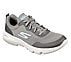 GO RUN FOCUS-INSTANTLY, GREY/BLUE Footwear Lateral View