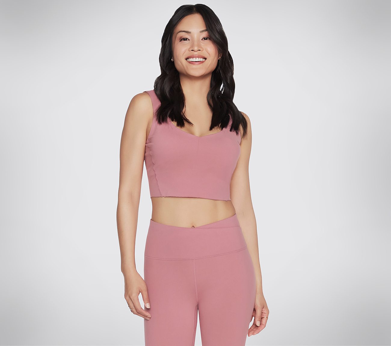GOSCULPT SCALLOPED LONG LINE, MMAUVE Apparel Lateral View