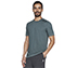 SKECH-AIR TEE, NAVY/GREEN Apparel Lateral View