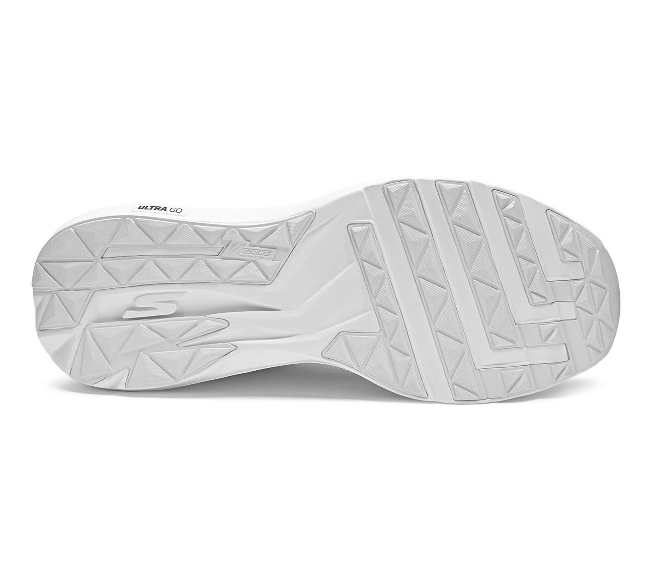 GO RUN PURE, WWWHITE Footwear Bottom View