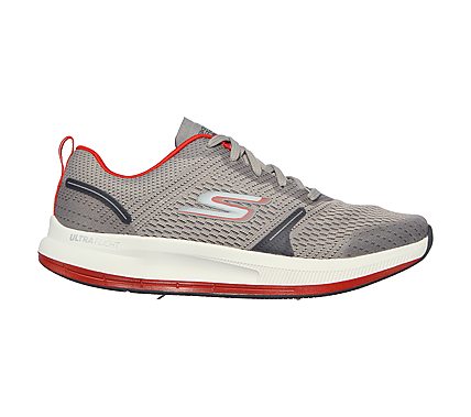 GO RUN PULSE - SPECTER, GREY/RED Footwear Right View