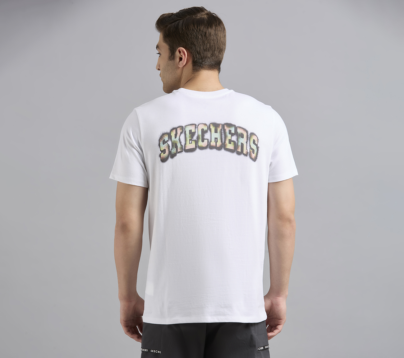 ANIME SPRAY APPLIQUE TEE, WHITE