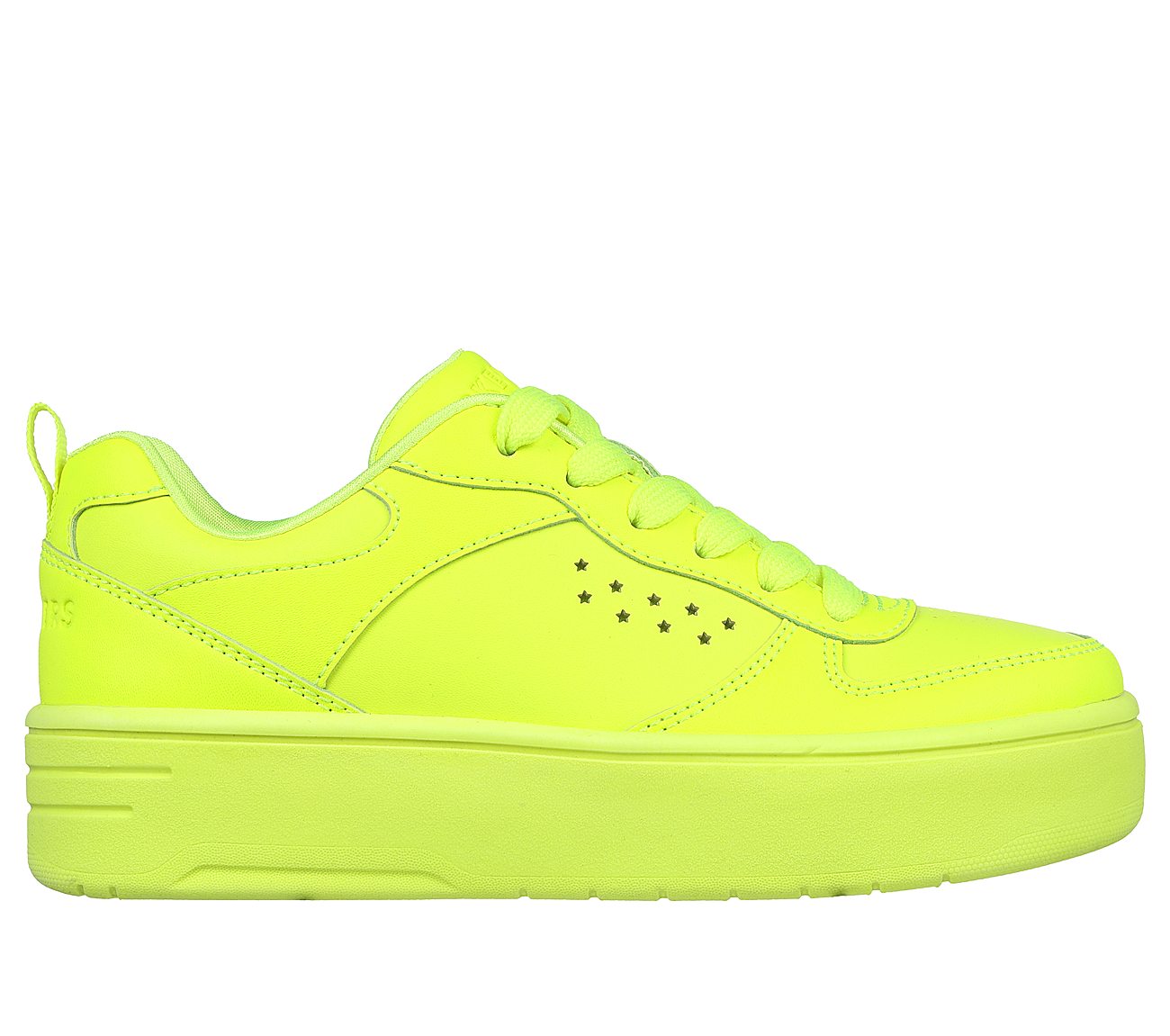 COURT HIGH - COLOR ZONE, NEON/YELLOW Footwear Lateral View