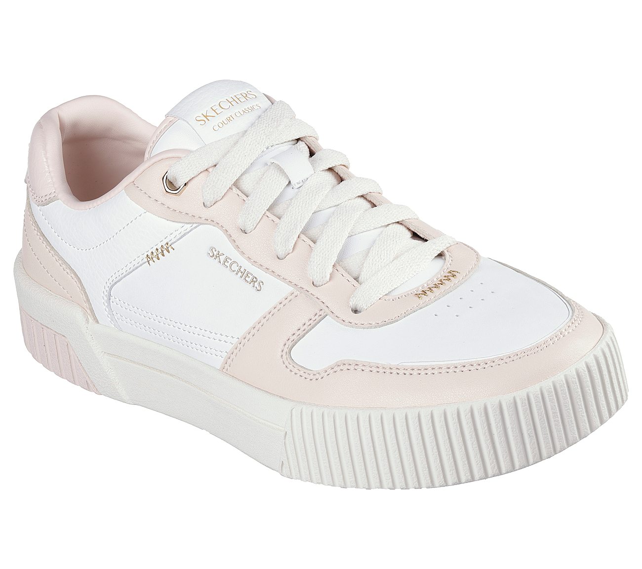 JADE-BEST IN CLASS, WHITE/PINK Footwear Right View