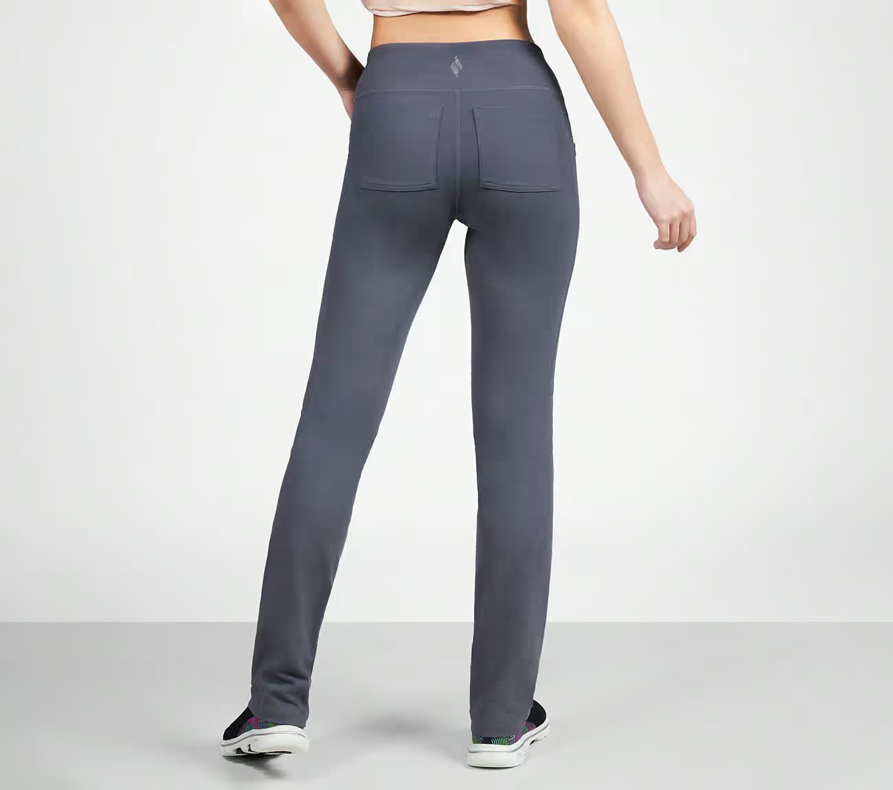 Skechers GO WALK OG Pant, PURPLE/CHARCOAL Apparel Left View