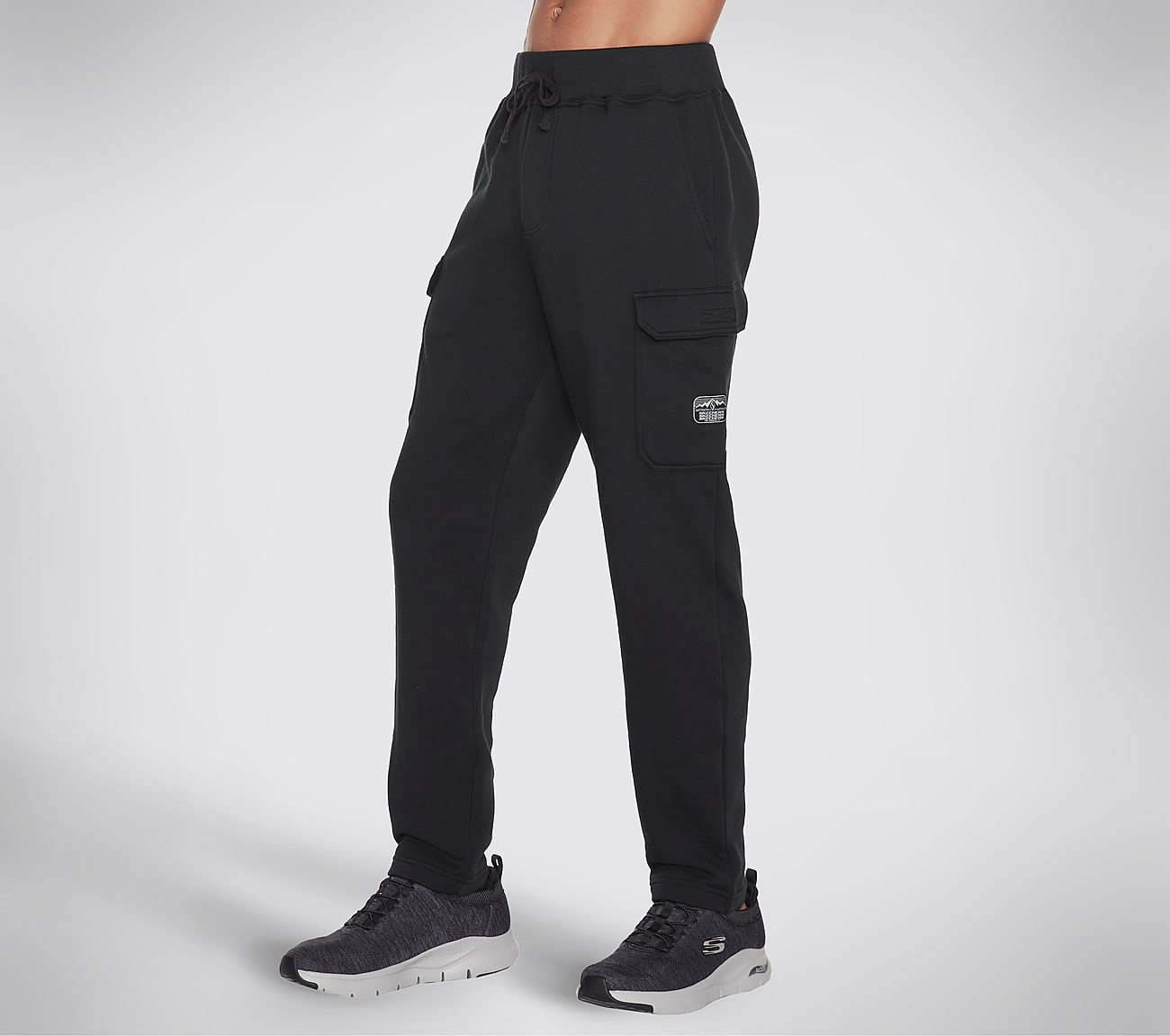 SKECH-SWEATS UTILITY CARGO PA, BBBBLACK Apparels Lateral View