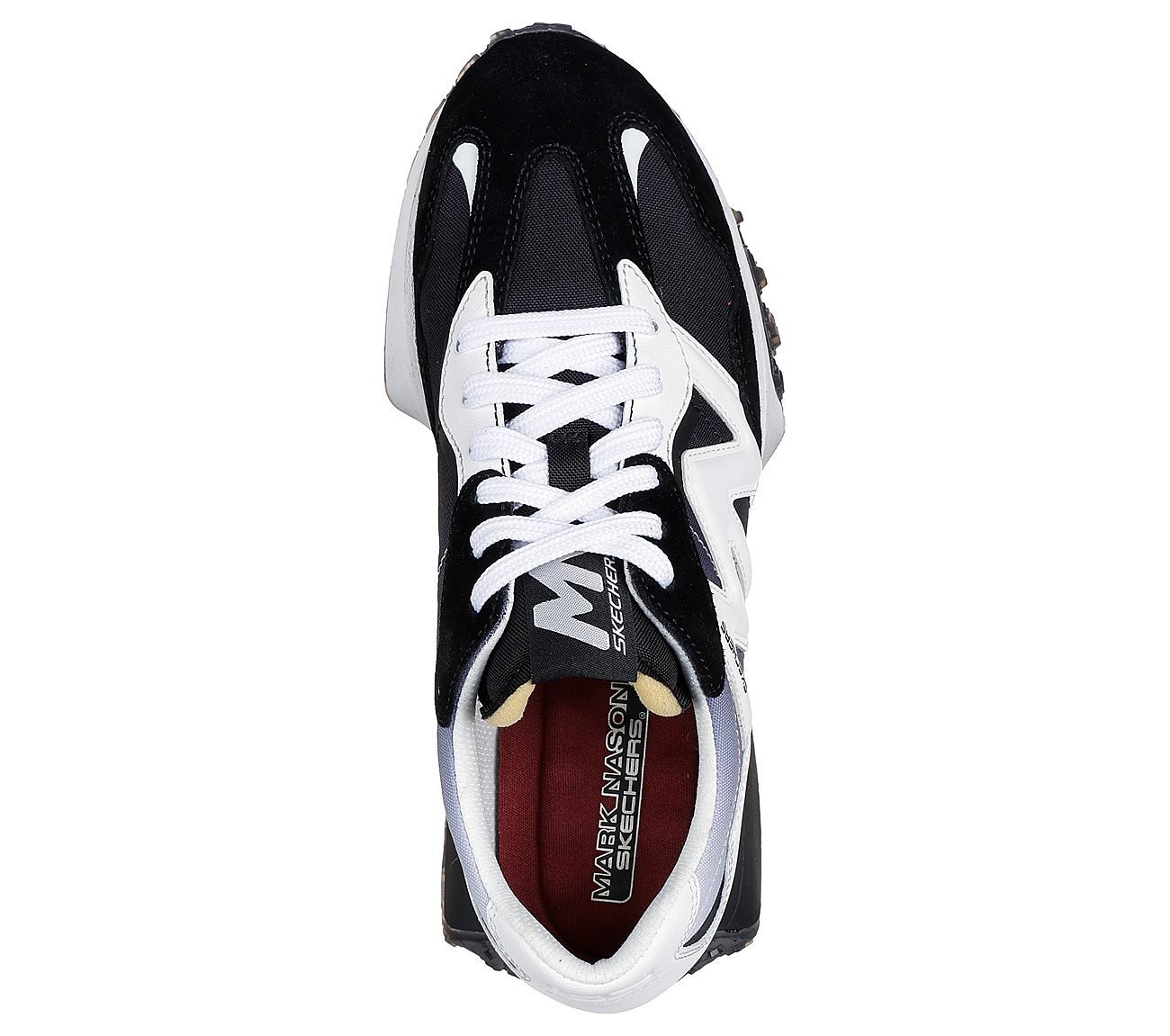 UPPER CUT NEO JOGGER - FLEET, BLACK/WHITE Footwear Top View