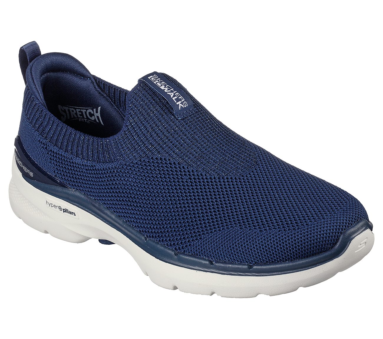 GO WALK 6 - VIBRANT SMILE, NNNAVY Footwear Right View