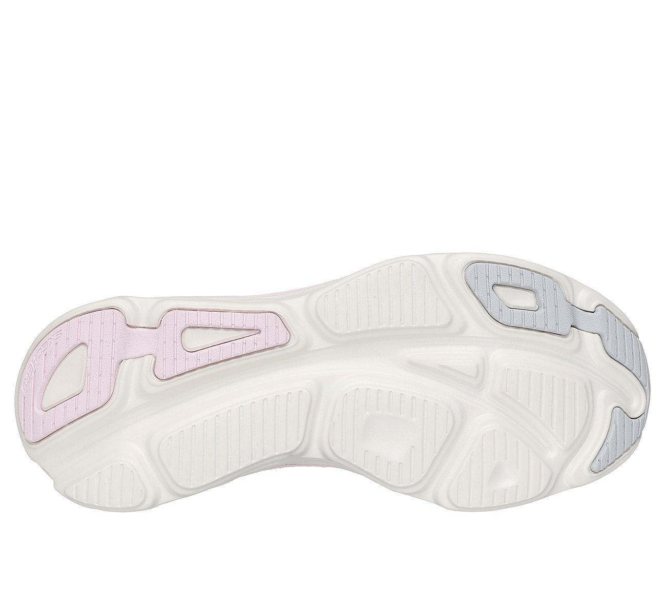D'LUX VAPOR-PURE STRIDE, GRAY/PINK Footwear Bottom View