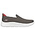 GO WALK FLEX, BROWN/RED Footwear Lateral View