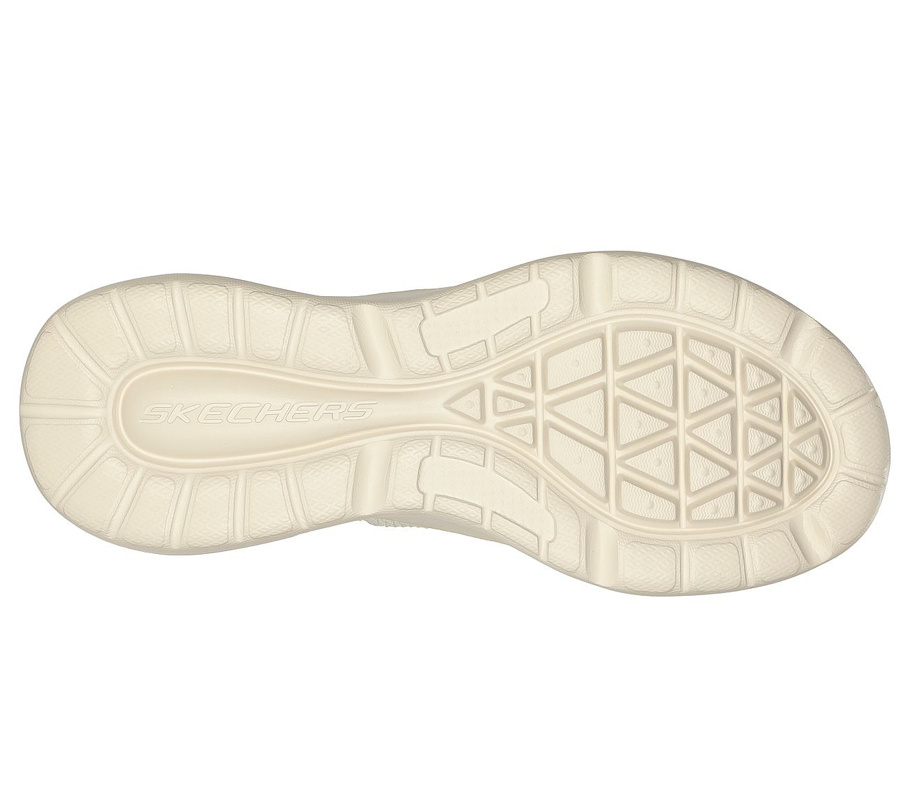 AIR CUSHIONING, OFF WHITE Footwear Bottom View