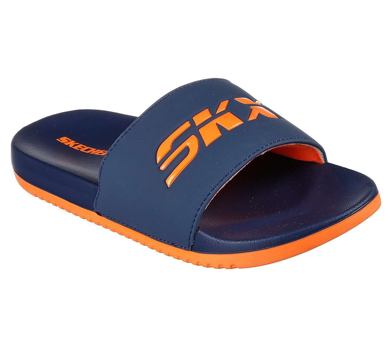 GAMBIX III-GRAYLER, NAVY/ORANGE Footwear Lateral View