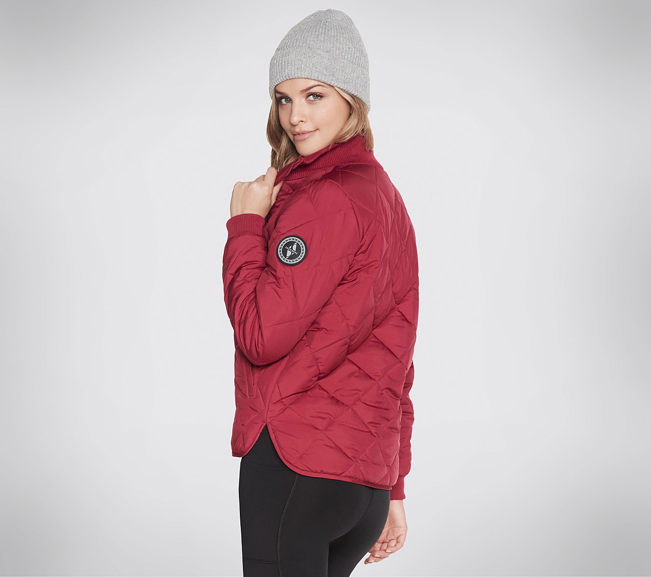 UNPACK PUFFER JACKET, RASPBERRY Apparels Top View