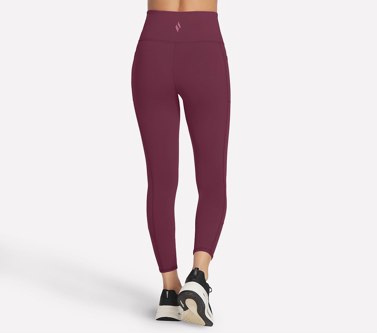 GOWALK HW 7/8 LEGGING II, BURGUNDY/PINK