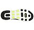 GO RUN MAXROAD 5, BLACK/LIME Footwear Bottom View
