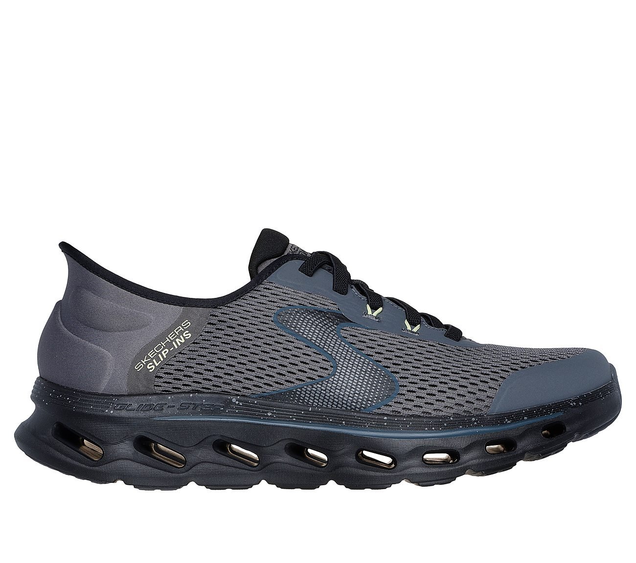 GO WALK GLIDE-STEP 2.0 - ZAND, CCHARCOAL Footwear Lateral View