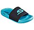 HYPER SLIDE - DERIVER, BLACK/TEAL Footwear Right View