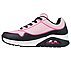 DVF: Uno - Beso, BLACK/PINK Footwear Left View