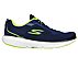 GO RUN PURE 3, NAVY/YELLOW Footwear Lateral View