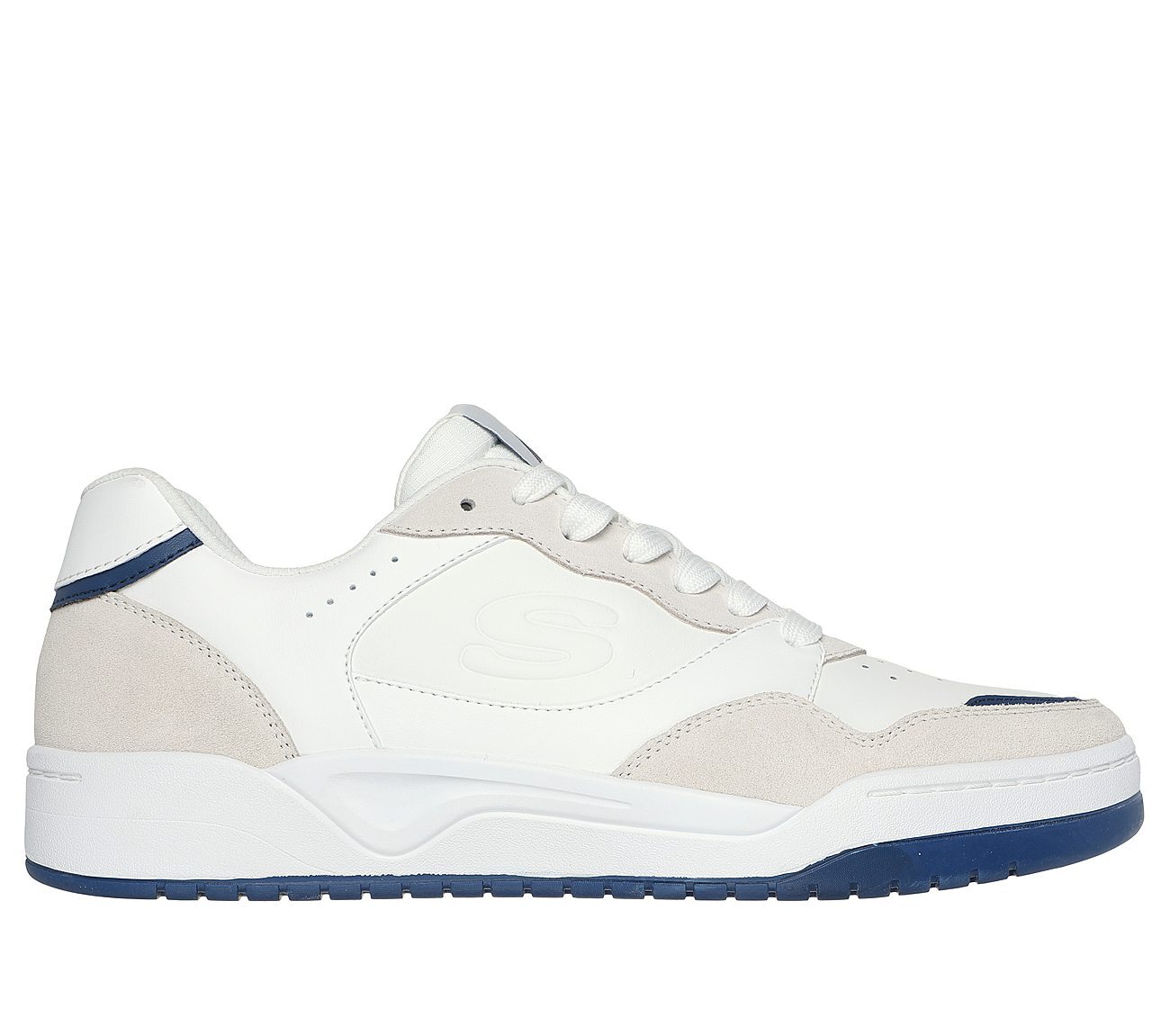 KOOPA - VOLLEY LOW LIFESTYLE, WHITE/NAVY Footwear Lateral View