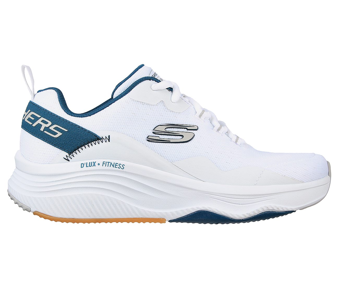 D'LUX FITNESS - ROAM FREE, WHITE/BLUE Footwear Lateral View