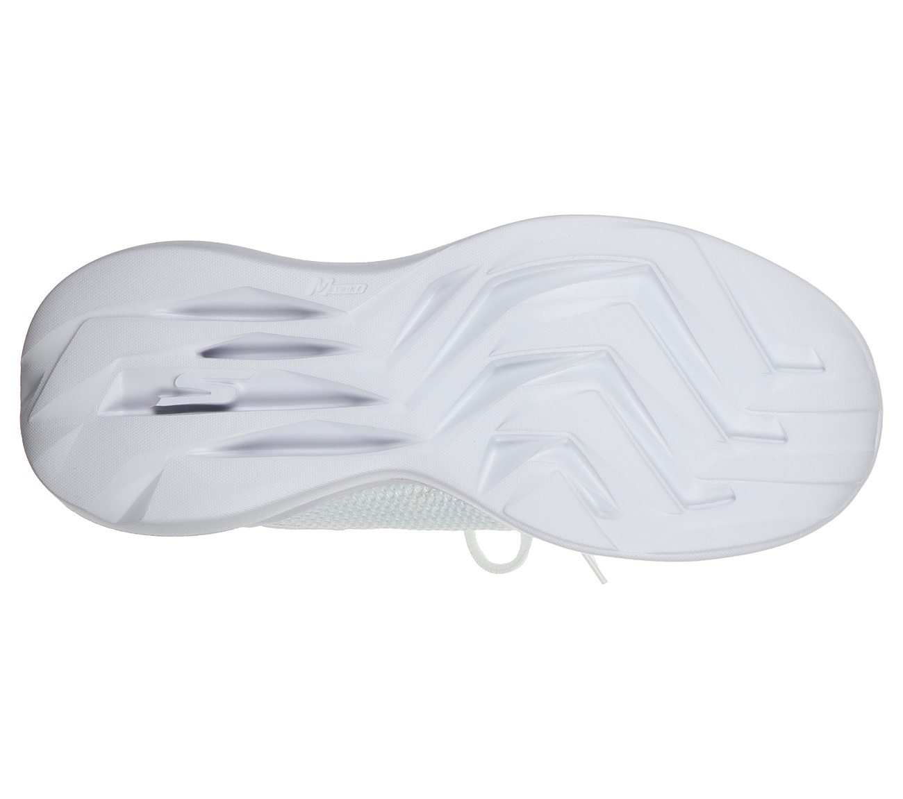 GO RUN FAST - QUICK STEP, WHITE/LAVENDER Footwear Bottom View